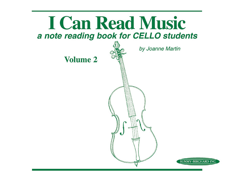 I Can Read Music, Volume 2 Cello Book