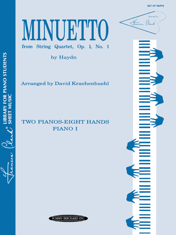 Minuetto from String Quartet, Opus 1, No. 1