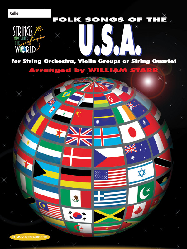 Strings Around the World: Folk Songs of the U.S.A.