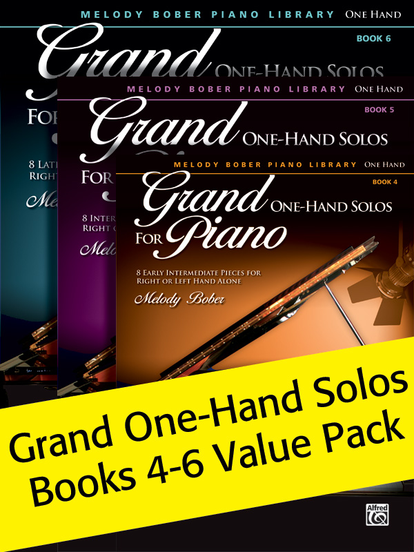 Grand One-Hand Solos Books 4-6 (Value Pack)