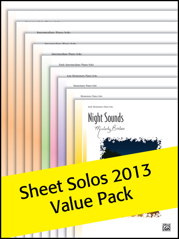 Alfred’s Sheet Solos Value Pack 2013 (Value Pack)