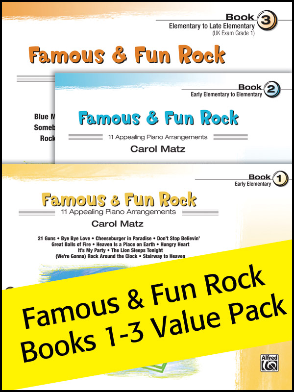 Famous & Fun Rock 1-3 (Value Pack)