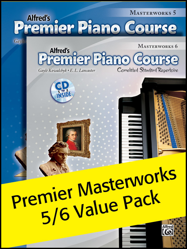 Premier Piano Course, Masterworks 5 & 6 (Value Pack)