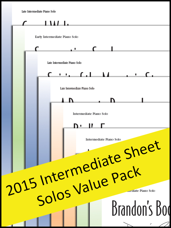 Intermediate Sheet Solos 2015 (Value Pack)