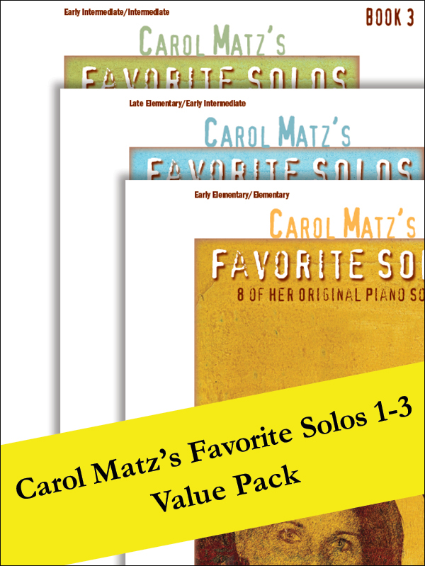 Carol Matz’s Favorite Solos 1-3 (Value Pack)