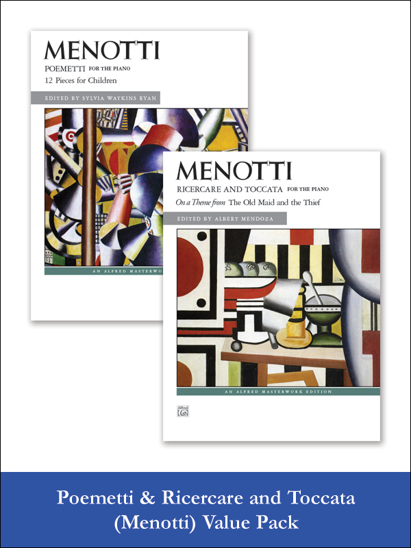 Menotti: Poemetti and Ricercare & Toccata (Value Pack)