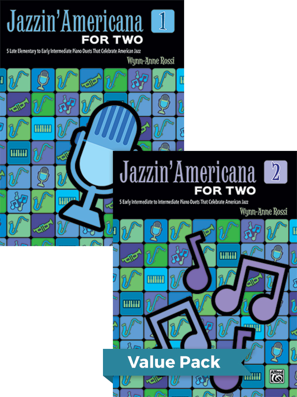 Jazzin’ Americana for Two Books 1-2 (Value Pack)