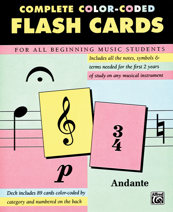Complete Color-Coded Flash Cards: Piano Flash Cards | Alfred Music