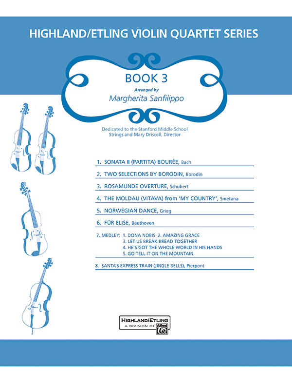 Highland/Etling Violin Quartet Series: Book 3