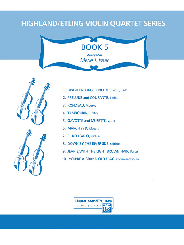 Highland/Etling Violin Quartet Series: Book 5