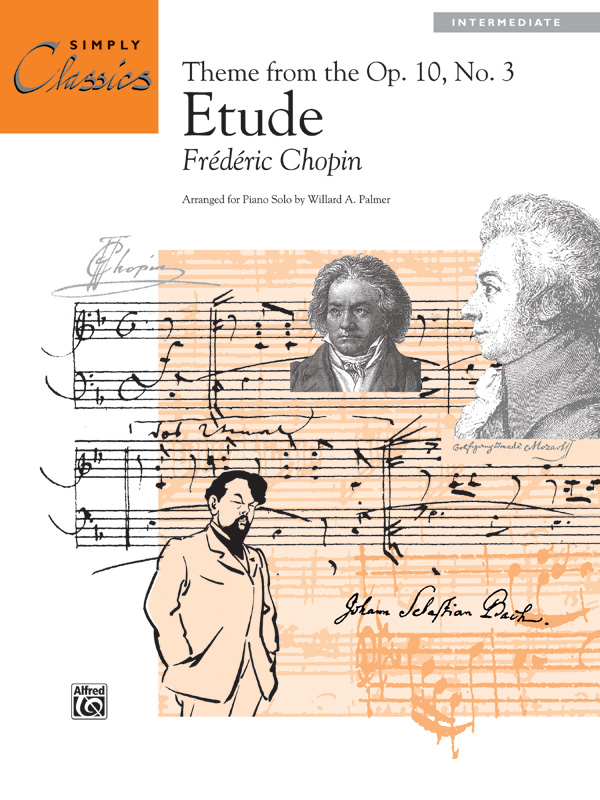 Etude, Opus 10, No. 3 (Theme) Piano Sheet Frédéric Chopin Sheet Music