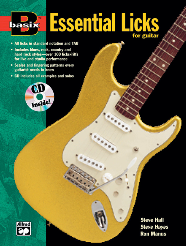 Basix®: Essential Licks for Guitar: Guitar Book & CD | Sheet Music