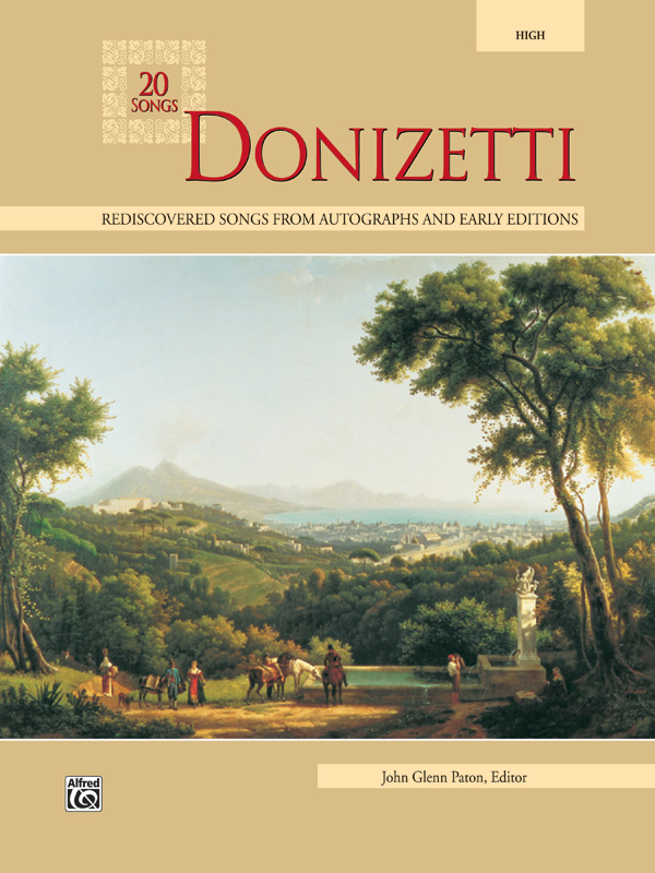 John Glenn Paton : Gaetano Donizetti : Solo : Songbook : 038081138435  : 00-16811