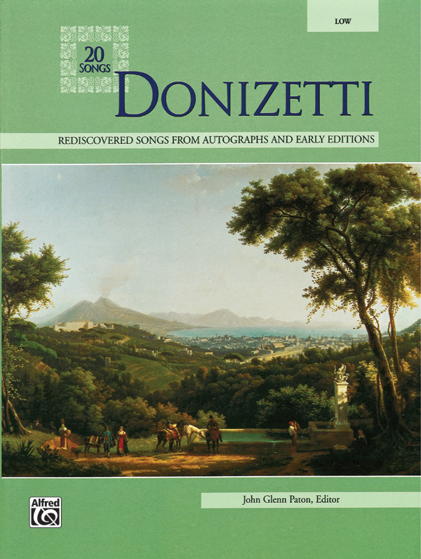 John Glenn Paton : Gaetano Donizetti : Solo : Songbook : 038081138442  : 00-16812