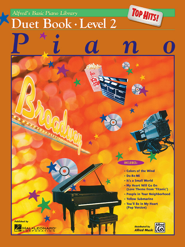 Alfred’s Basic Piano Library: Top Hits! Duet Book 2