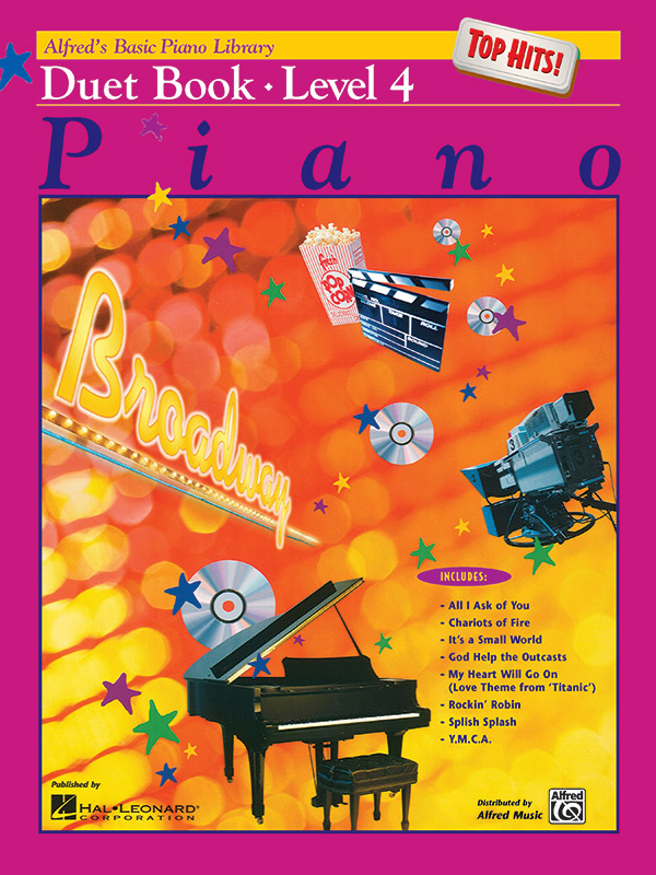 Alfred’s Basic Piano Library: Top Hits! Duet Book 4