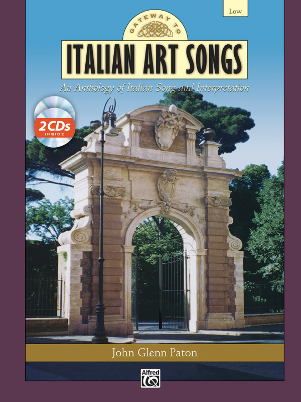John Glenn Paton : Gateway to Italian Songs and Arias - Low : Solo : Songbook & CD : 038081174150  : 00-17638