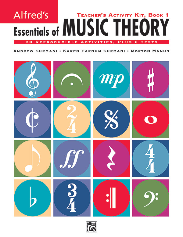 Alfred’s Essentials of Music Theory: Teacher’s Activity Kit, Book 1