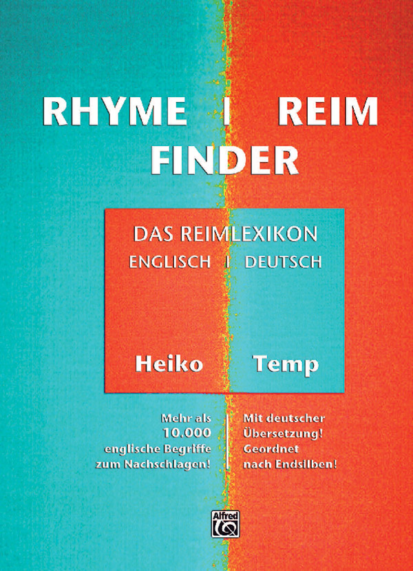 Reim Rhyme Finder<br>Das Reimlexikon Englisch-Deutsch