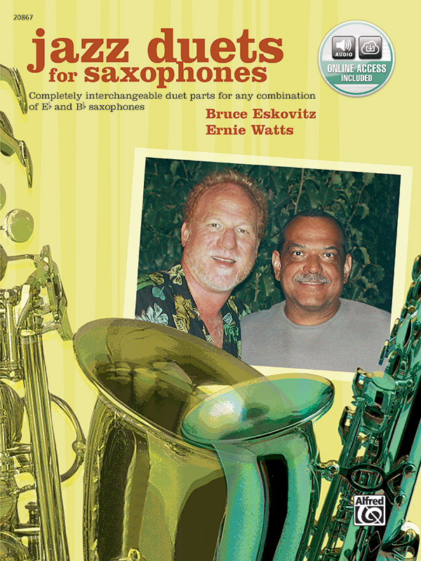 Jazz Duets For Saxophones: Saxophone Book & Online Audio | Sheet Music