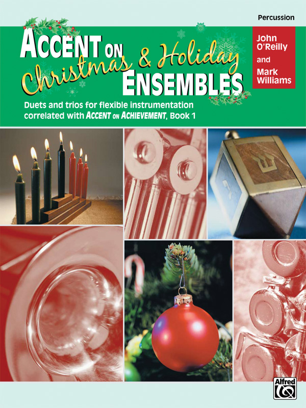 Accent on Christmas & Holiday Ensembles Percussion Book Sheet Music