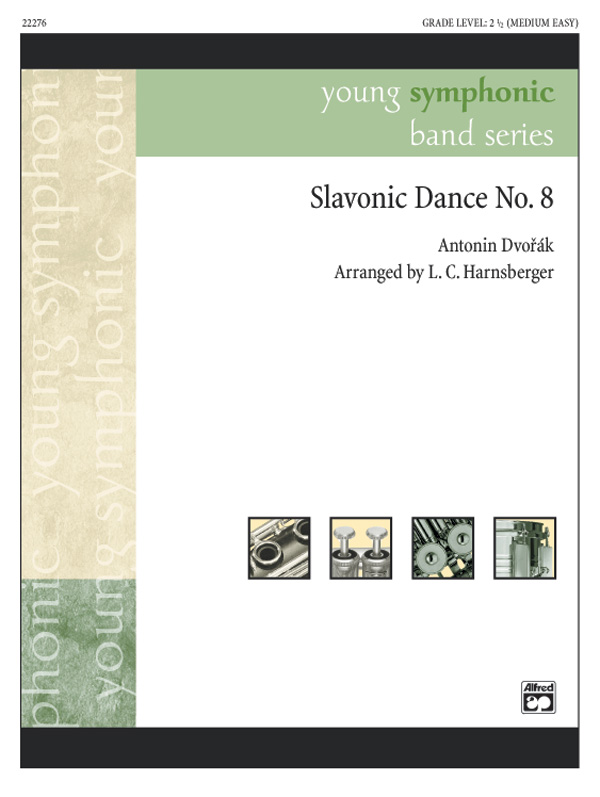 Slavonic Dance No 8 Concert Band Conductor Score Parts Antonin Dvorak