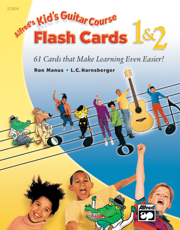 Alfred’s Kid’s Guitar Course Flash Cards 1 & 2