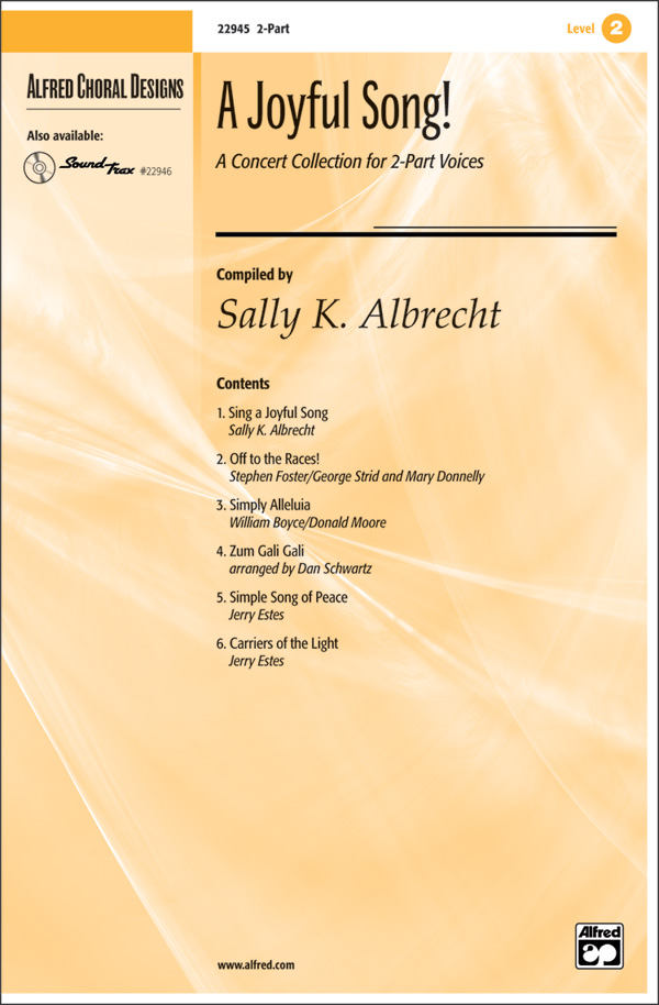 A Joyful Song! : 2-Part : Sally K. Albrecht : Sheet Music : 00-22945 : 038081221281 