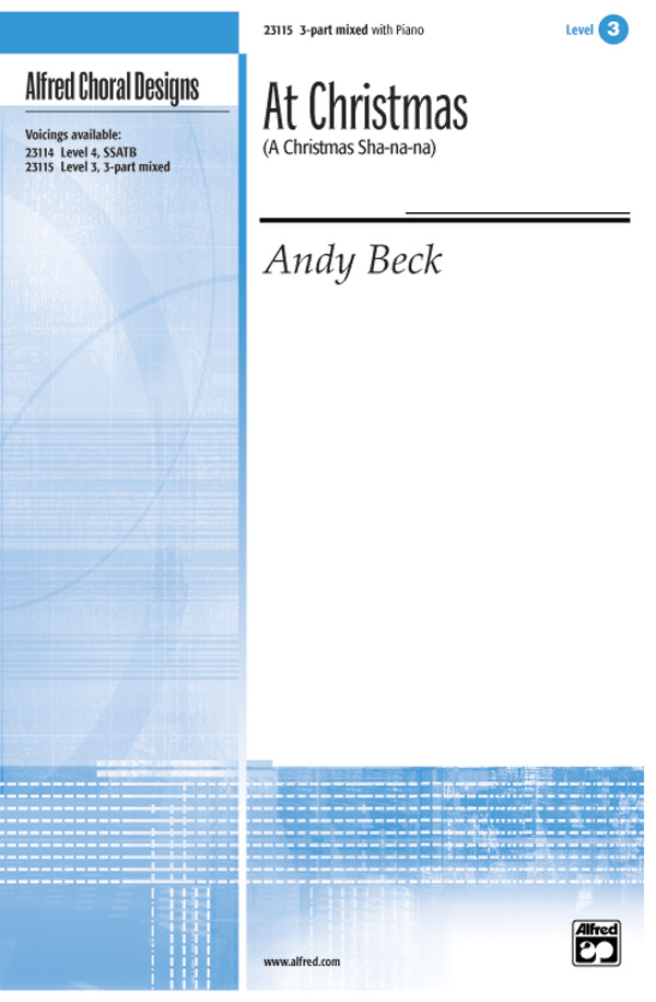 At Christmas : 3-Part Mixed : Andy Beck : Sheet Music : 00-23115 : 038081222974 