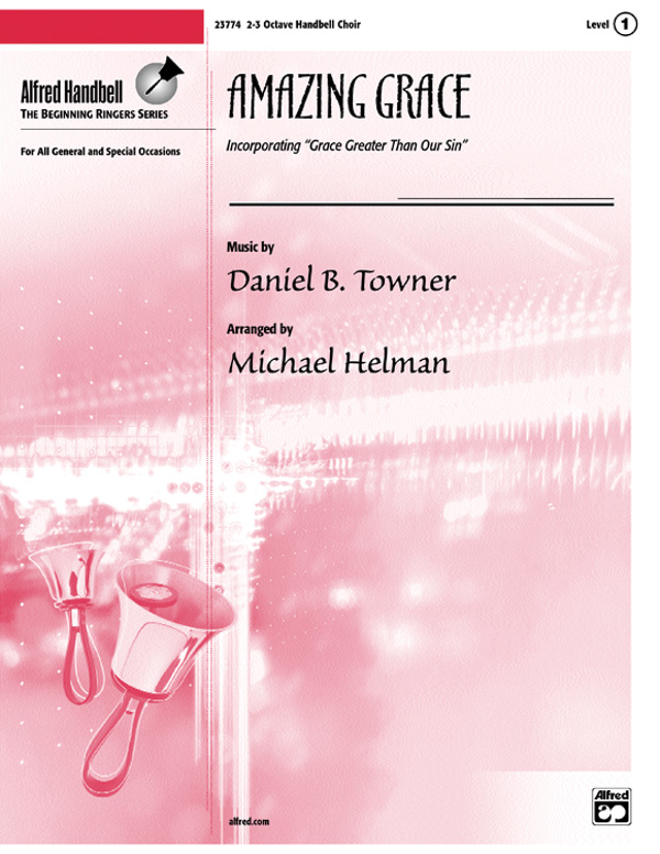 Amazing Grace Handbells 23 Octaves Sheet Sheet Music