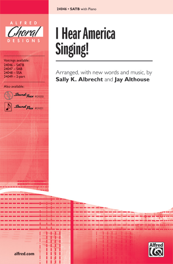 I Hear America Singing! SATB Choral Octavo Digital Sheet Music Download
