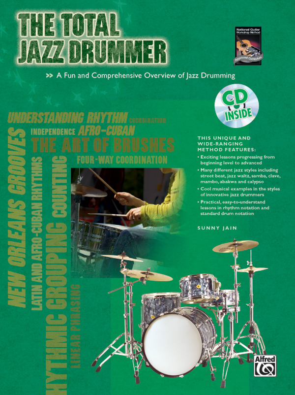 The Total Jazz Drummer Drumset Book & CD Sheet Music
