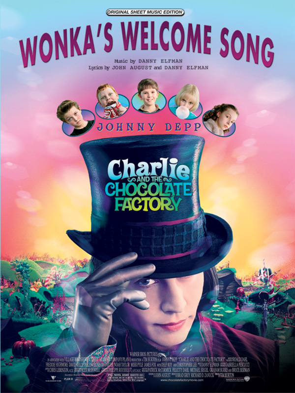 Wonka's Welcome Song (from Charlie and the Chocolate Factory): Piano ...