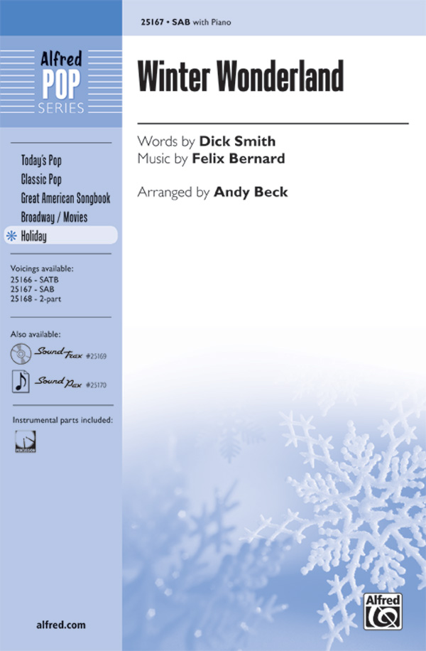 Winter Wonderland : SAB : Andy Beck : Sheet Music : 00-25167 : 038081266596 
