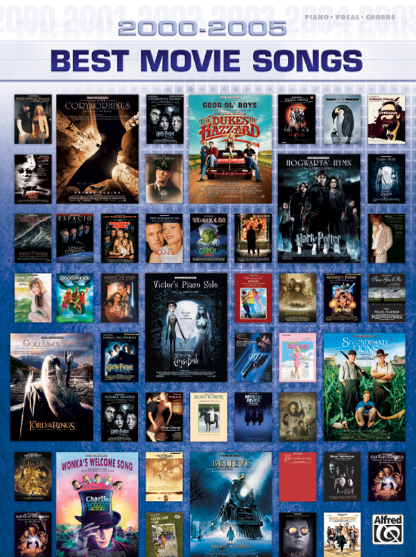 20002005 Best Movie Songs Piano/Vocal/Chords Book Sheet Music