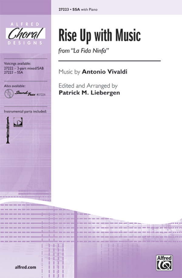 Rise Up with Music : SSA : Antonio Vivaldi : Sheet Music : 00-27223 : 038081294834 