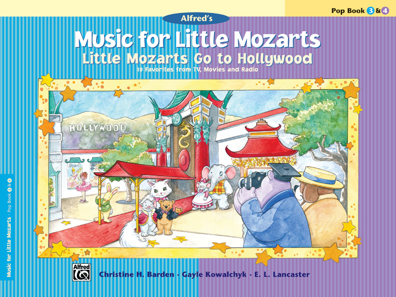 Music for Little Mozarts: Little Mozarts Go to Hollywood, Pop Book 3 & 4