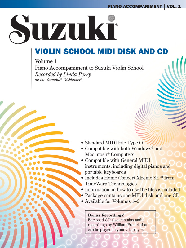 Suzuki Violin School, Volume 1: Violin General MIDI Disk  CD-ROM: Linda  Perry