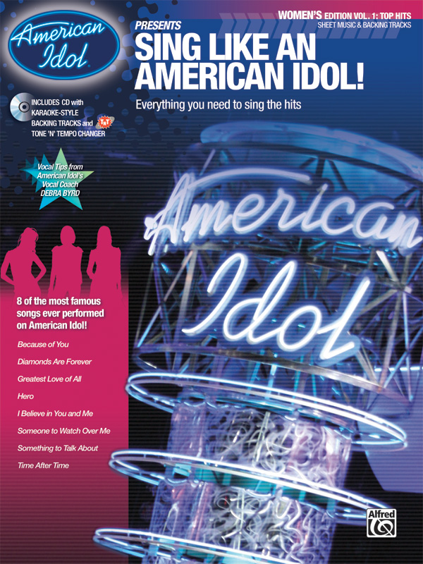 Various Arrangers : Sing Like an American Idol - Women's Edition Vol 1 : Solo : Songbook & CD : 00-30088