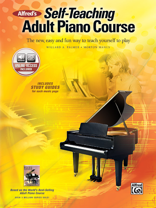 Music　Audio　Book　Adult　Self-Teaching　Alfred's　Online　Piano　Piano　Course:　Sheet