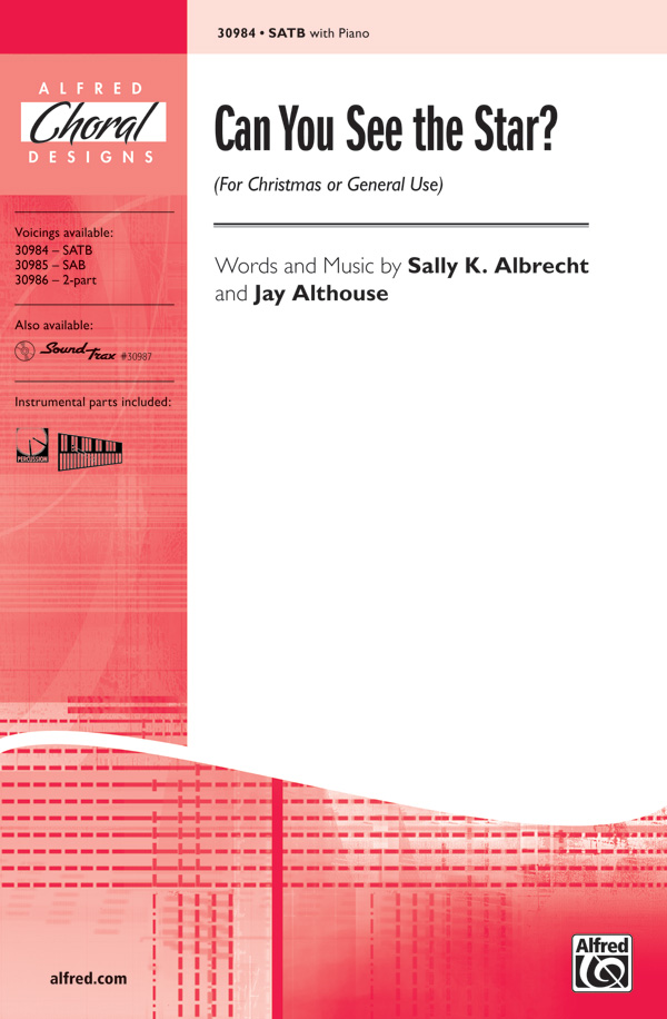 Can You See the Star? : SATB : Jay Althouse : Sheet Music : 00-30984 : 038081337562 