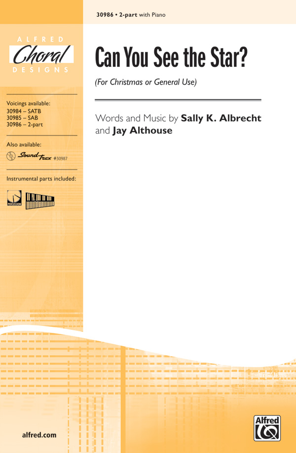 Can You See the Star? : 2-Part : Jay Althouse : Sheet Music : 00-30986 : 038081337586 
