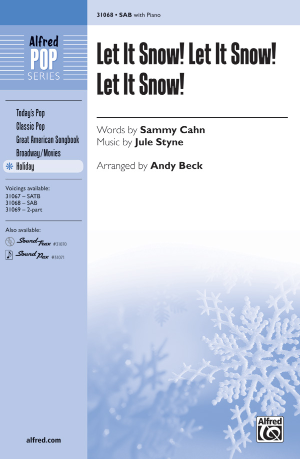 Let It Snow! Let It Snow! Let It Snow! : SAB : Andy Beck : Songbook & CD : 00-31068 : 038081338408 