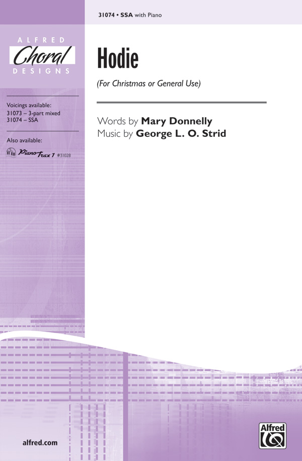 Hodie : SSA : Mary Donnelly : Sheet Music : 00-31074 : 038081338460 