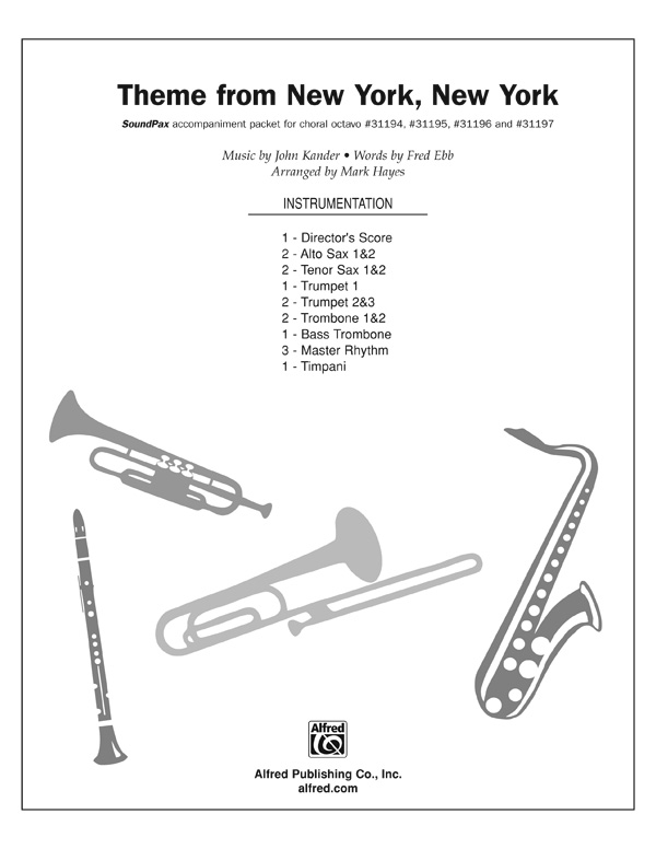 Theme from New York, New York: 1st B-flat Trumpet: 1st B