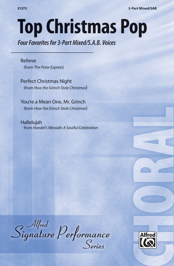 Mervyn Warren : Top Christmas Pop : 3-Part Mixed : Songbook : 038081340401  : 00-31272