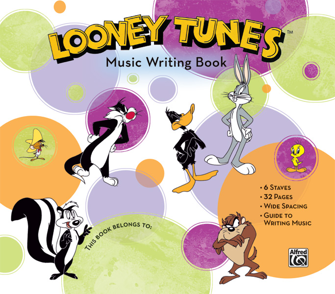 Looney Tunes Music Writing Book