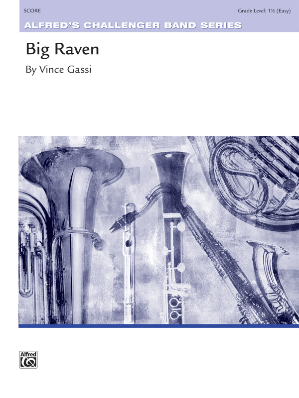 Big Raven Concert Band Conductor Score Parts Vince Gassi