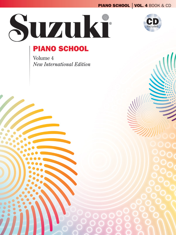 Suzuki Piano School New International Edition Piano Book and CD, Volume 4