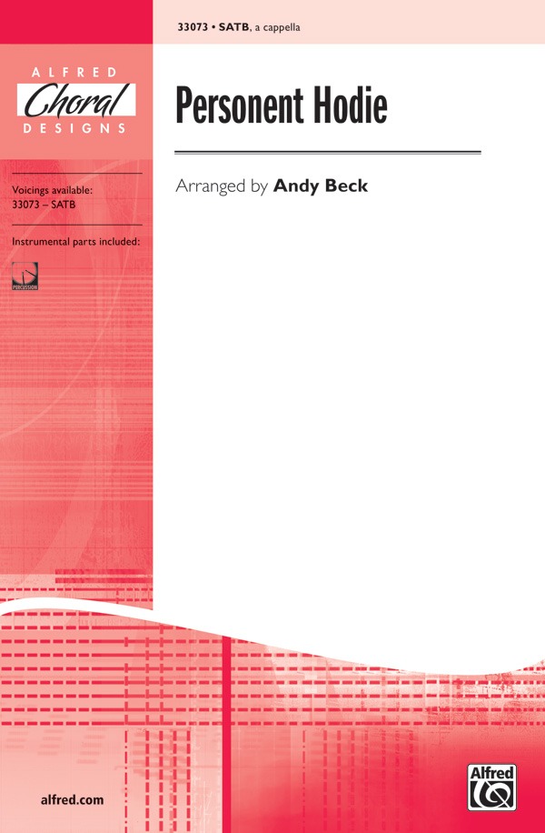 Personent Hodie : SATB : Andy Beck : Sheet Music : 00-33073 : 038081359816 